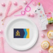 リバーサイド州旗(カリフォルニア州) ペーパープレート (パーティー)