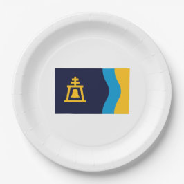 リバーサイド州旗（カリフォルニア州） ペーパープレート