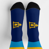 リバーサイド（カリフォルニア州）市旗 ソックス (上部)