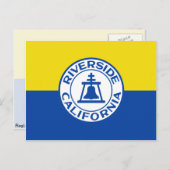 リバーサイド、カリフォルニア、統一された州国旗 ポストカード (正面/裏面)