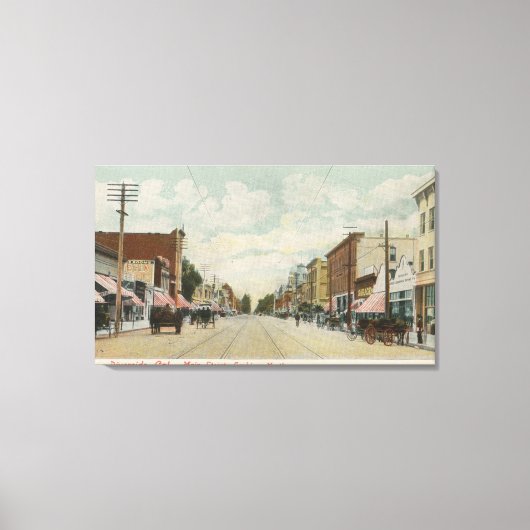 リバーサイド、CAメイン通りビュールージングノース キャンバスプリント (正面)