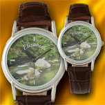 リバーサウス0365レザー 腕時計<br><div class="desc">の絵画「River South 0365」コレクション詳細なデザインオプションは、製品ペークリックジまたは「カスタマイズ」ボタンでパーソナライズする。私はプエルトバ絵画ラルタの南の旅で発見した川をキャプチャから設計されたテキーラ牧場に向かう途中。メキシコのバラルタプエルトのすぐ南に位置する。このコレクションには一致する製品が含まれている。</div>
