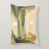 リバーサンライズ | 水彩黄色 アクセントクッション (正面(垂直))