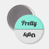 リバーシおもしろいブルのかわいらし醜い食洗機 マグネット (正面/裏面)