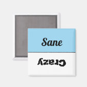 リバーシブルおもしろいサン熱狂するン食洗機 マグネット (正面/裏面)