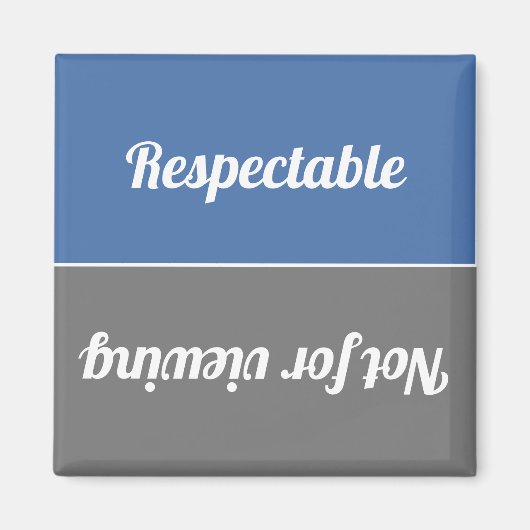 リバーシブルな尊敬/非視聴食洗機 マグネット (正面)