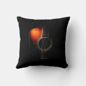 リバーシブルのアコースティックギターの装飾用クッション クッション (裏面)