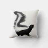 リバーシブルのスカンクおよび怠惰の枕 クッション (裏面)