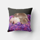 リバーシブルのベビーのネズミの装飾用クッション クッション (裏面)