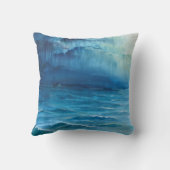 リバーシブルの人魚および船の装飾用クッション クッション (裏面)