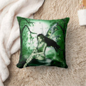 リバーシブルの妖精の魔法 クッション (ブランケット)