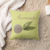 リバーシブルの平和なナマステ クッション (ブランケット)