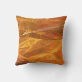 リバーシブルの抽象芸術の織り目加工のオレンジ枕 クッション (裏面)