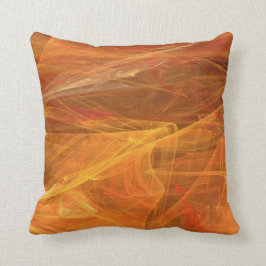 リバーシブルの抽象芸術の織り目加工のオレンジ枕 クッション