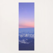 リバーシブルの月の段階および日没の空 ヨガマット (裏面)