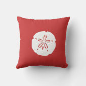 リバーシブルの砂ドルの装飾用クッション クッション (裏面)