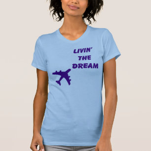 リバーシブルの紫色 Tシャツ