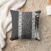 リバーシブルの銀製の金属ラインストーンの枕 クッション (ブランケット)