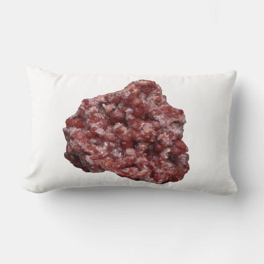 リバーシブルアンドラダイトガーネット及び方解石結晶 ランバークッション (正面)