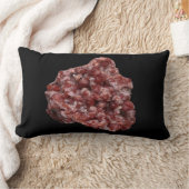 リバーシブルアンドラダイトガーネット及び方解石結晶 ランバークッション (ブランケット)