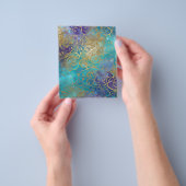 リバーシブルアート紙、マーメイドがはかりで測飾る チラシ (手)