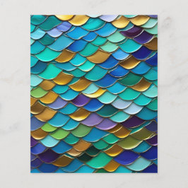 リバーシブルアート紙、マーメイドがはかりで測飾る チラシ