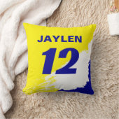 リバーシブルインスパイアスレース名と番号 クッション (ブランケット)