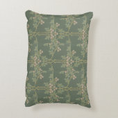 リバーシブルウィリアムモリスヴィンテージブラックベリー アクセントクッション (裏面(縦))