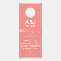 リバーシブルウェルカムコーラル結婚ズラベル