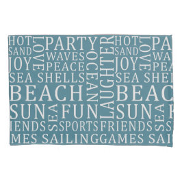 リバーシブルカスタムビーチハウスピロロケース 枕カバー