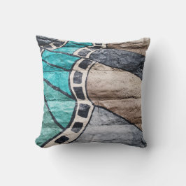 リバーシブルカラフル抽象芸術の枕の落書き クッション