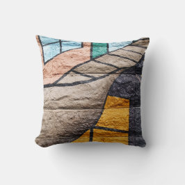 リバーシブルカラフル抽象芸術の枕の落書き クッション