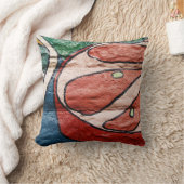 リバーシブルカラフル抽象芸術の枕の落書き クッション (ブランケット)