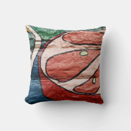 リバーシブルカラフル抽象芸術の枕の落書き クッション