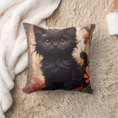 リバーシブルキットンパンプキンオータム秋ハロウィン クッション (ブランケット)