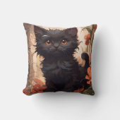 リバーシブルキットンパンプキンオータム秋ハロウィン クッション (正面)