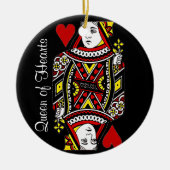 リバーシブルクイーンハートオーナメント セラミックオーナメント (正面)