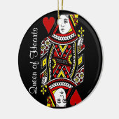 リバーシブルクイーンハートオーナメント セラミックオーナメント (左)