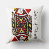 リバーシブルクイーンハートデザイン装飾用クッション クッション (裏面)