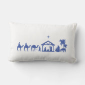 リバーシブルクリスマス出生シーン ランバークッション (裏面)