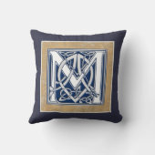 リバーシブルケルトMイニシャル クッション (裏面)