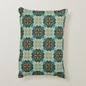 リバーシブルサンフラワーズ – ファンゴッホスタイルアート枕 アクセントクッション (裏面(縦))