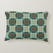 リバーシブルサンフラワーズ – ファンゴッホスタイルアート枕 アクセントクッション (裏面)