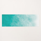 リバーシブルターコイズビーチ波ヨガマット ヨガマット (裏面(横))