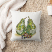 リバーシブルディスコ果実装飾枕 クッション (ブランケット)
