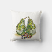 リバーシブルディスコ果実装飾枕 クッション (正面)
