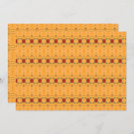 リバーシブルデュベ金ゴールド 招待状 (正面/裏面)