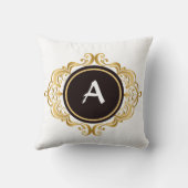 リバーシブルネームとイニシャル枕 クッション (裏面)