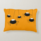 リバーシブルハロウィンのかわいくぶら下がったなくも アクセントクッション (裏面)