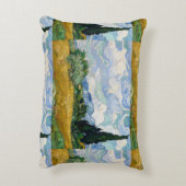 リバーシブルバンゴッホ小麦畑 アクセントクッション (裏面(縦))